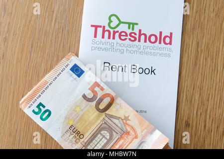 A rent book for rented housing in London in the 1960s Stock Photo - Alamy
