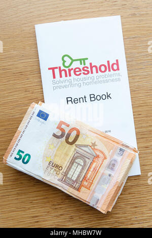 A rent book for rented housing in London in the 1960s Stock Photo - Alamy