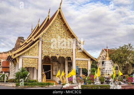 Wat Chedi Luang, Chiang Mai, Northern Thailand Stock Photo