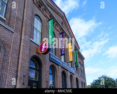 The Visitors Center in Savannah Georgia Stock Photo