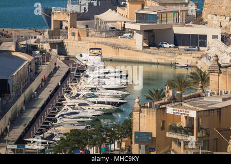 Valletta Waterfront in Malta Stock Photo