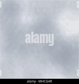 grey watercolor blurred cloudscape background pattern, vector illustration Stock Vector