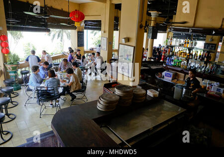 The Foreign Correspondents' Club in Phnom Penh, capital of Cambodia, Phnom Penh city, Cambodia Stock Photo