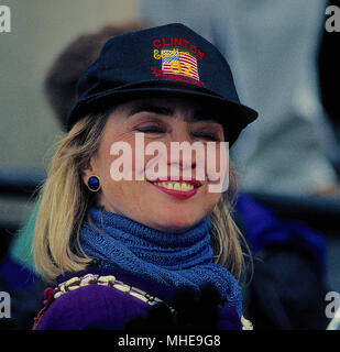 Ann Arbor, Michigan, USA, October, 1992 Hillary Clinton at campaign stop at the University of Michigan at Ann Arbor. Credit:Mark Reinstein /MediaPunch Stock Photo