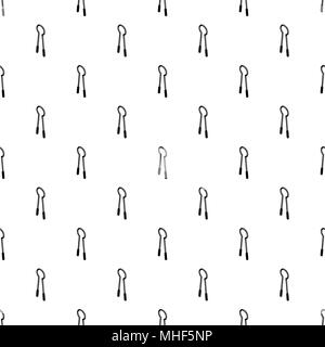 Clamping mites pattern vector seamless repeating for any web design Stock Vector