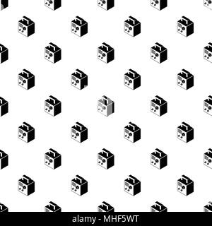Electro welding machine pattern vector seamless repeating for any web design Stock Vector
