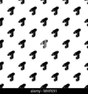 Manual welding torch pattern vector seamless repeating for any web design Stock Vector