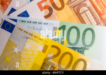 Euro Money. euro cash background. Euro Money Banknotes Stock Photo