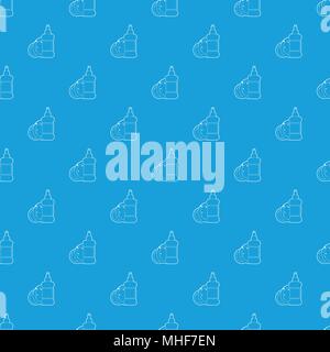 Dischwashing liquid pattern vector seamless blue Stock Vector