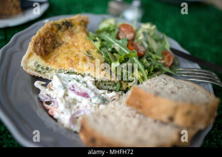 Healthy Lunch on plate Stock Photo