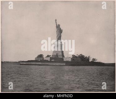 Statue of Liberty, New York Harbor Stock Photo