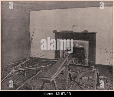 Room in Which "Stonewall" Jackson Died, Guinea station, Virginia Stock Photo