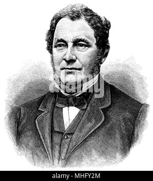 An illustration of Robert Bunsen (March 31, 1811 - August 16, 1899 ...