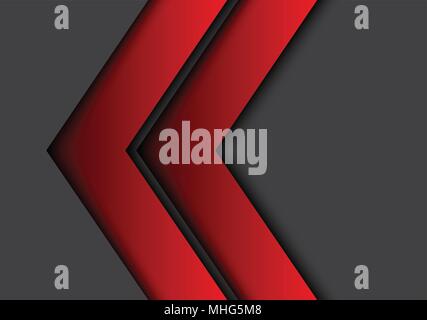 Abstract blue light arrow on grey design modern futuristic background vector illustration. Stock Vector