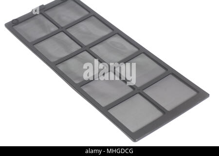 Computer case fan cooling filters isolated on a white background Stock Photo