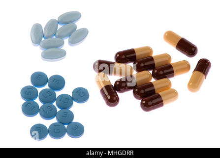 Medicine for men with prostate problems Stock Photo