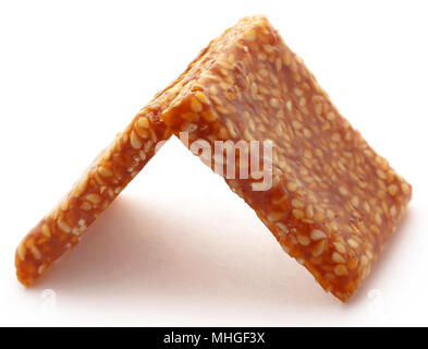 Sesame caramel candy very popular in Indian subcontinent Stock Photo