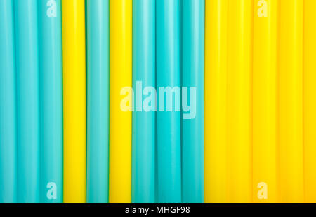 Drinking straws. Macro abstract image with beautiful multicolor background. Stock Photo