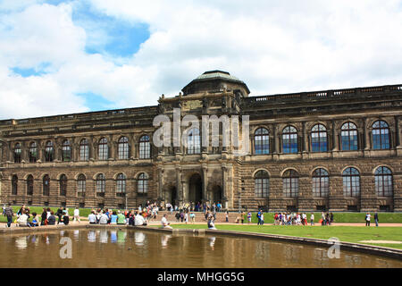 Zwinger palace in Dresden Stock Photo