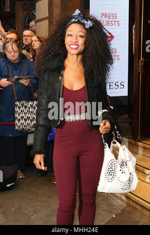 London, UK. 1st May, 2018. Beverley Knight, Chess The Musical - Opening night, London Coliseum, London UK, 01 May 2018, Photo by Richard Goldschmidt Credit: Rich Gold/Alamy Live News Stock Photo