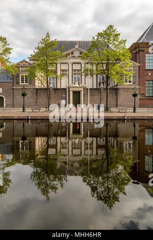 Art and history museum 'De Lakenhal' in the historic centre of Leiden. Stock Photo