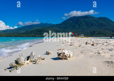 White Island Camiguin Philippines April 23, 2018 The beautiful setting of White Island Stock Photo