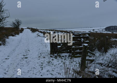 In the area Dean Clough Reservoir Stock Photo