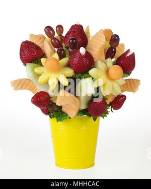 Fruit Flowers Bouquet Stock Photo