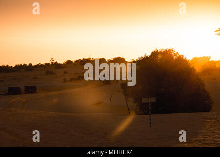 Sahara desert, part of Senegal, Africa Stock Photo