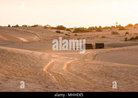 Sahara desert, part of Senegal, Africa Stock Photo