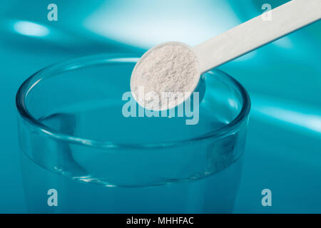 Dry Chemical Powder. Could be a natural chemical extract or product of industrial chemistry. Stock Photo