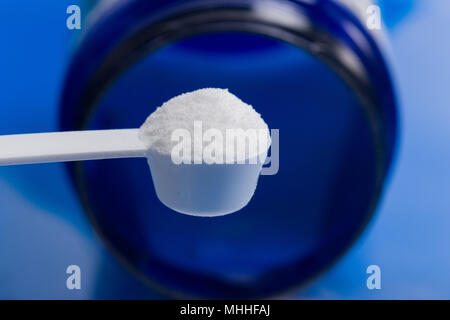 Dry Chemical Powder. Could be a natural chemical extract or product of industrial chemistry. Stock Photo