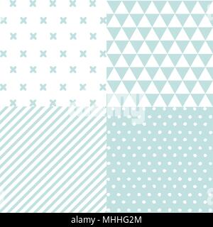Seamless baby boy pattern, wallpaper Stock Vector