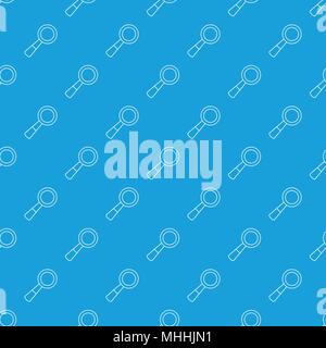 School loupe pattern vector seamless blue Stock Vector