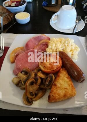 Full English Cooked Breakfast Stock Photo