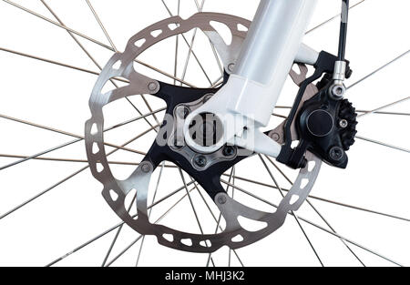 Front disk brake clearance bike