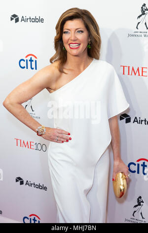 New York, NY - April 24: Norah O’Donnell attends 2018 Time 100 Gala at Jazz at Lincoln Center on April 24, 2018 in New York City. Stock Photo