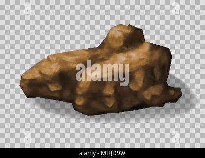 Rock stone illustration Stock Vector