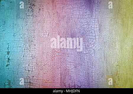 multicolored background wooden texture for design and art can be used as cover for brochures or wallpapers. background, colorful, cracks in the paint, Stock Photo