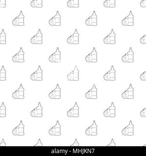 Dischwashing liquid pattern vector seamless Stock Vector