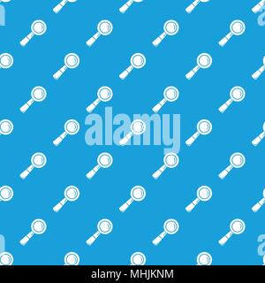 School loupe pattern vector seamless blue Stock Vector