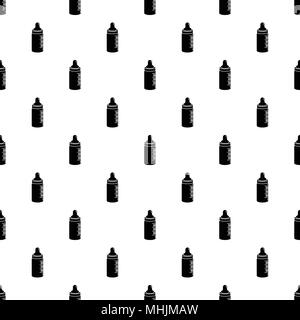 Baby bottle pattern vector seamless Stock Vector