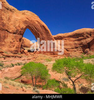 broken bow arch in the glen canyon national recreation area near escalante, utah Stock Photo