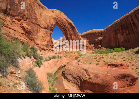 broken bow arch in the glen canyon national recreation area near escalante, utah Stock Photo