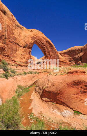 broken bow arch in the glen canyon national recreation area near escalante, utah Stock Photo