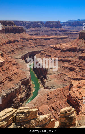 marble canyon of the colorado river in the buck farm canyon area of grand canyon national park, arizona Stock Photo