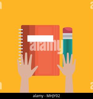 education easy learning set icons Stock Vector