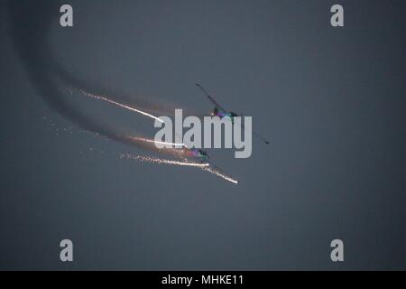 Zhengzhou, Zhengzhou, China. 1st May, 2018. Zhengzhou, CHINA-1st May 2018: The closing ceremony of the Zhengzhou Air Show 2018 is held in Zhengzhou, central China's Henan Province. Credit: SIPA Asia/ZUMA Wire/Alamy Live News Stock Photo