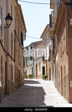 Alcudia, Mallorca, Spain, 2018. The Cami de Ronda walkway around the old quarter in Alcudia, Mallorca Stock Photo