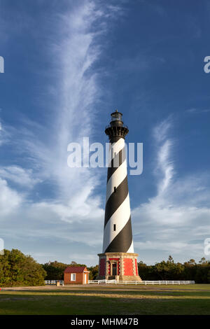 NC01602-00...NORTH CAROLINA - Cape Hatteras Lighthouse in Buxton on the Outer Banks, Cape Hatteras National Seashore. Stock Photo